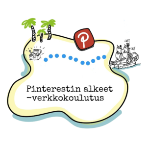 Pinterestin alkeet -verkkokoulutus 22.8.23 klo 12-13